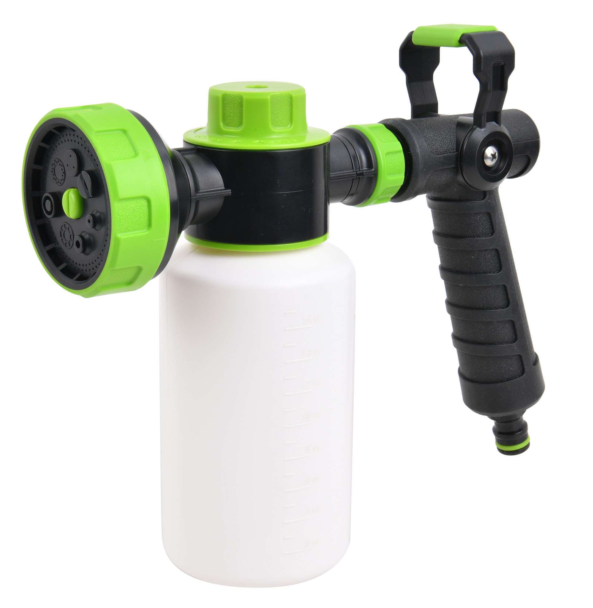 Tree O Plus ปืนฉีดน้ำสำหรับล้างรถปรับ5รูปแบบ รุ่นGLB-623129-0 สีเขียวดำ
