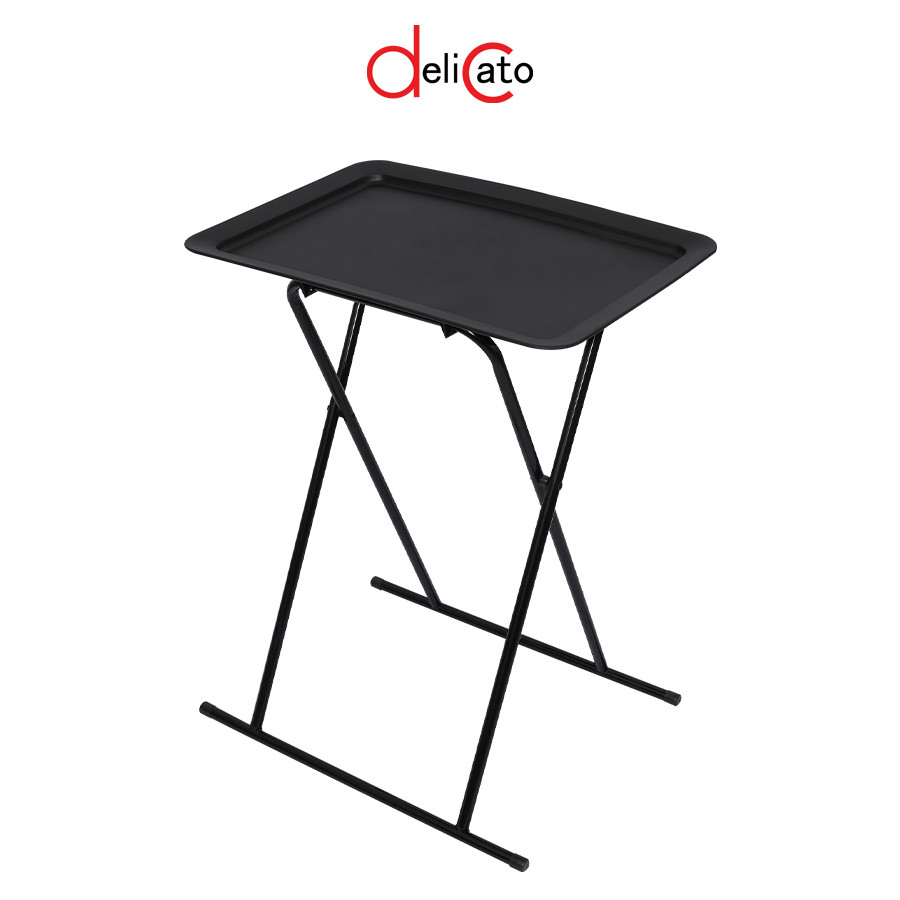DELICATO โต๊ะอเนกประสงค์ รุ่น COAL ขนาด 37x52x66 ซม. สีดำ 

