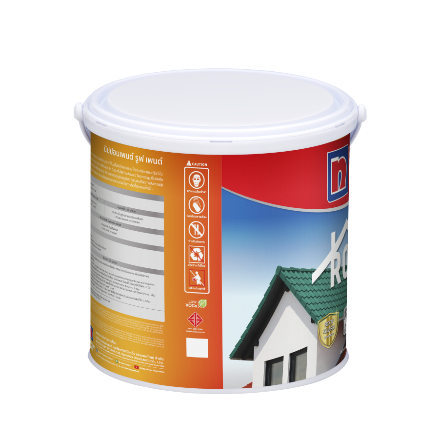 NIPPON PAINT สีน้ำอะคริลิกทาหลังคา ROOF PAINT NP-3578 ขนาด 1 กล สีน้ำตาลมอคค่า 