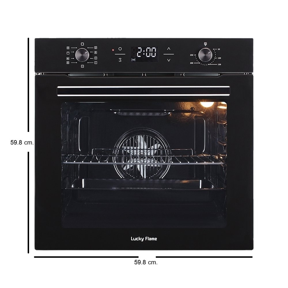 Lucky Flame เตาอบ รุ่น EMV-975B ขนาด 50x50x50 ซม. สีดำ