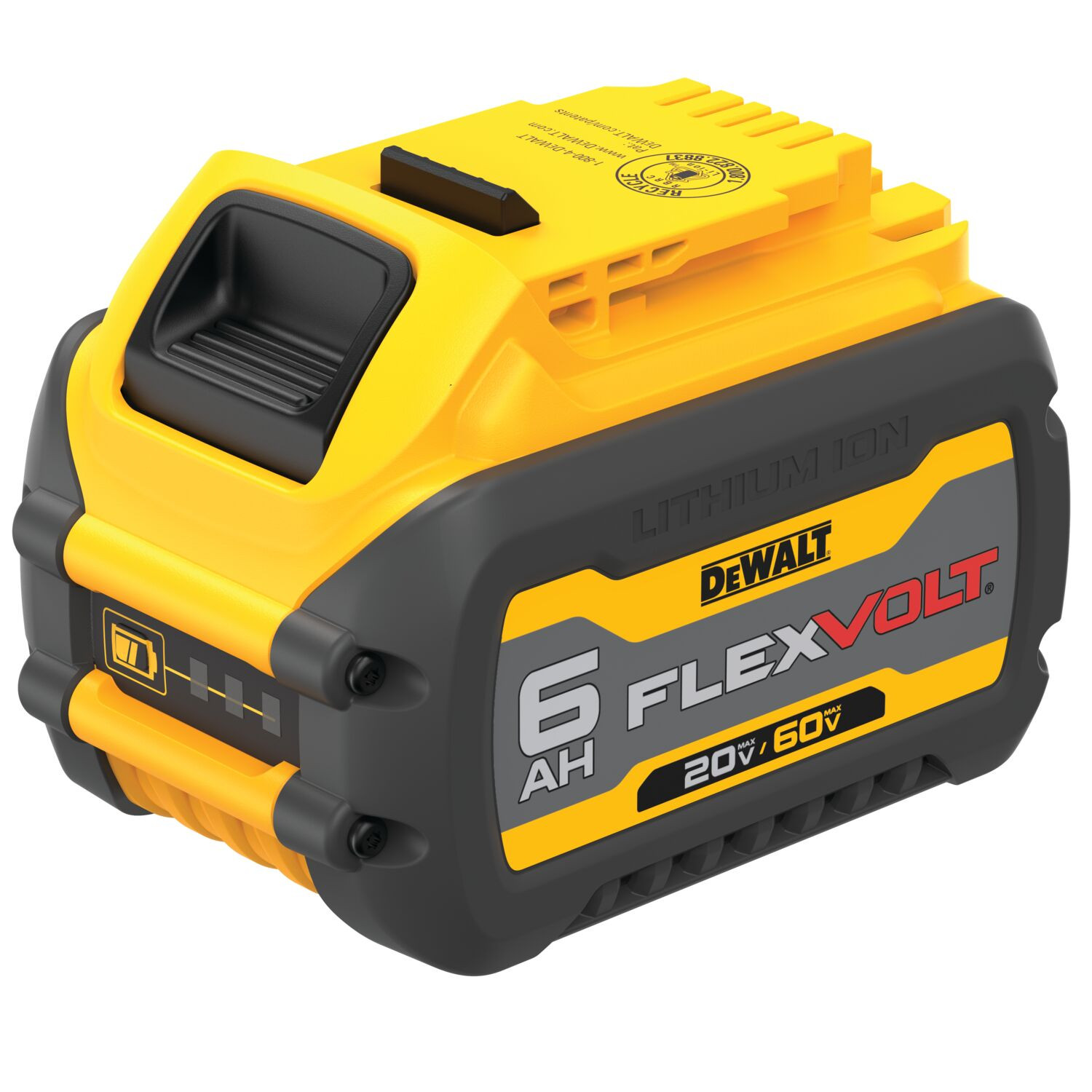 DEWALT แบตเตอรี่ Li-ion 60V/20V Max 6.0 Ah Flexvolt รุ่น DCB606-B1
