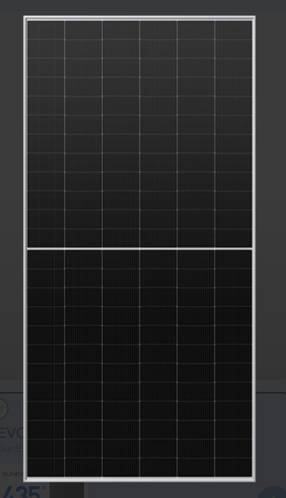LONGI แผงโซล่าเซลล์  580W MONOCRYSTALLINE รุ่น LR5-72HGD N-Type Bifacila 2,278 X 1,134 X 30mm สีดำ