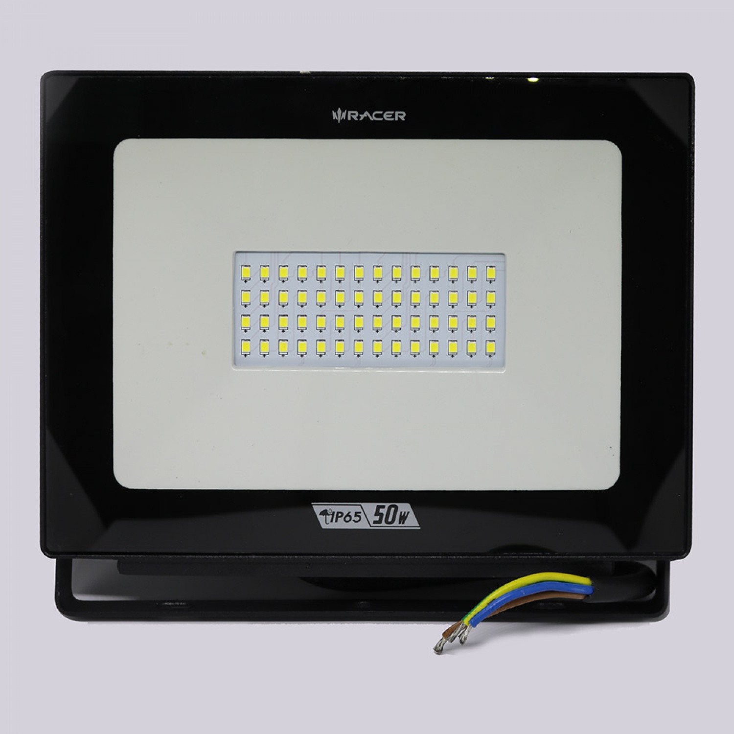 RACER โคมฟลัดไลท์ LED 50W 6500K รุ่น Eco แสงขาว