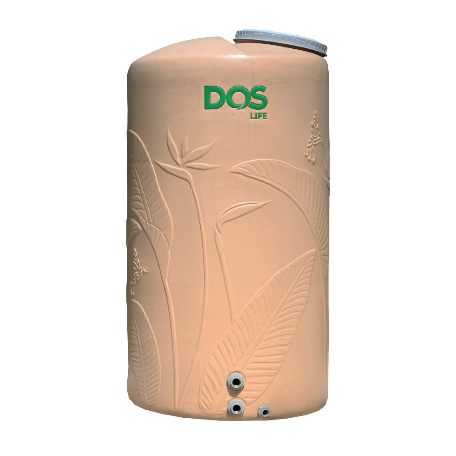 DOS ถังเก็บน้ำบนดิน 2000L รุ่น PARADISE DURA FLEX สีทราย