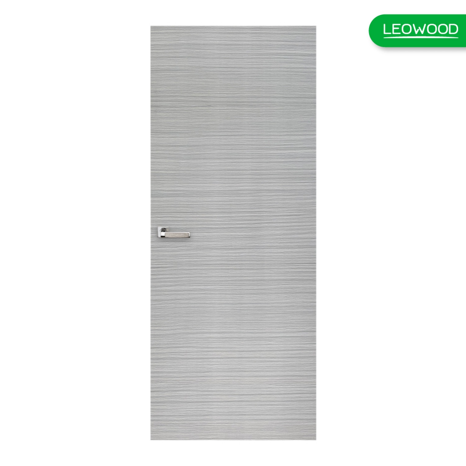 LEOWOOD ประตูยูพีวีซี Aqua ขนาด 80x200cm. IAP068 สีเทาเข้ม