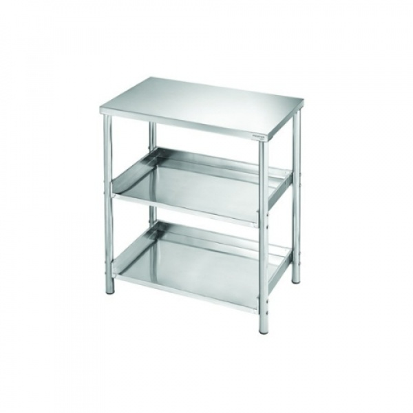 MESTER โต๊ะอเนกประสงค์ 80x51x86 ซม. SH8086 สีีโครเมี่ยม