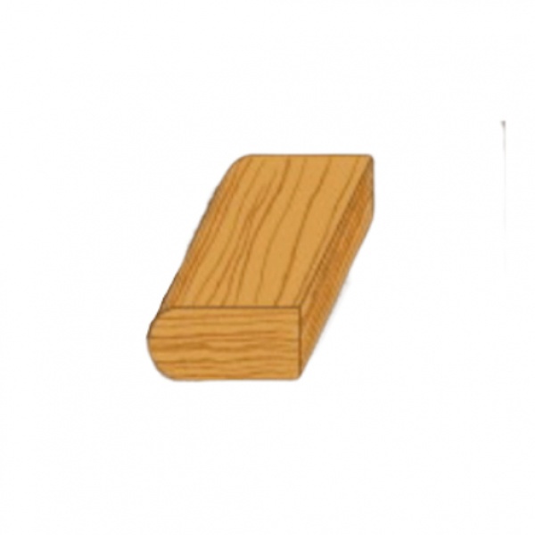 MAZTERDOOR ไม้เปอร์เซีย ขอบเกร็ด ขนาด 3/8x3/4x2.5 M.0314