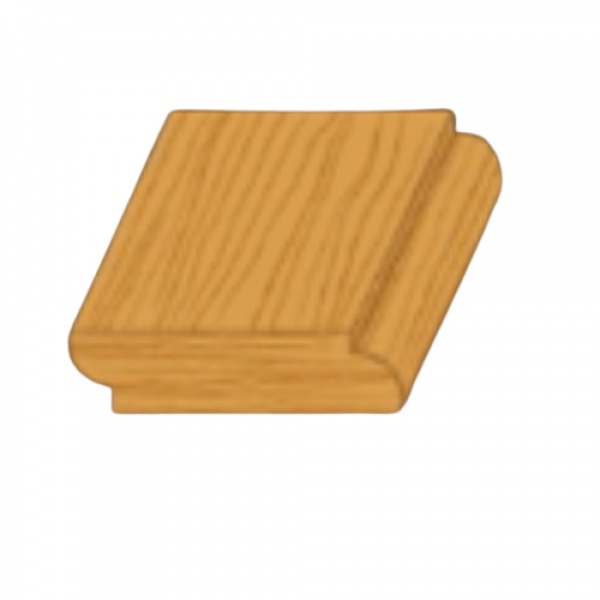 MAZTERDOOR คิ้วตกแต่ง-ไม้สัก (เกล็ด 2 หน้า) 3/8x1.1/2x6.5 ฟุต M.0310