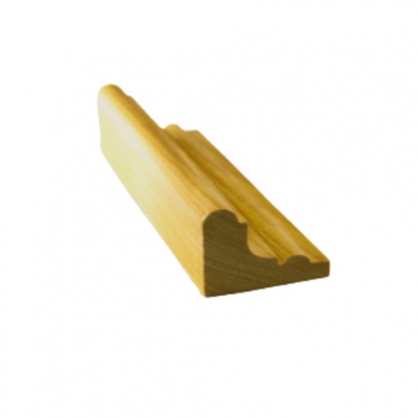 MAZTERDOOR คิ้วตกแต่ง-ไม้สัก ขนาด 1นิ้ว x1.1/2นิ้ว x9.0 ฟุต M.0605(ตุ่ม)