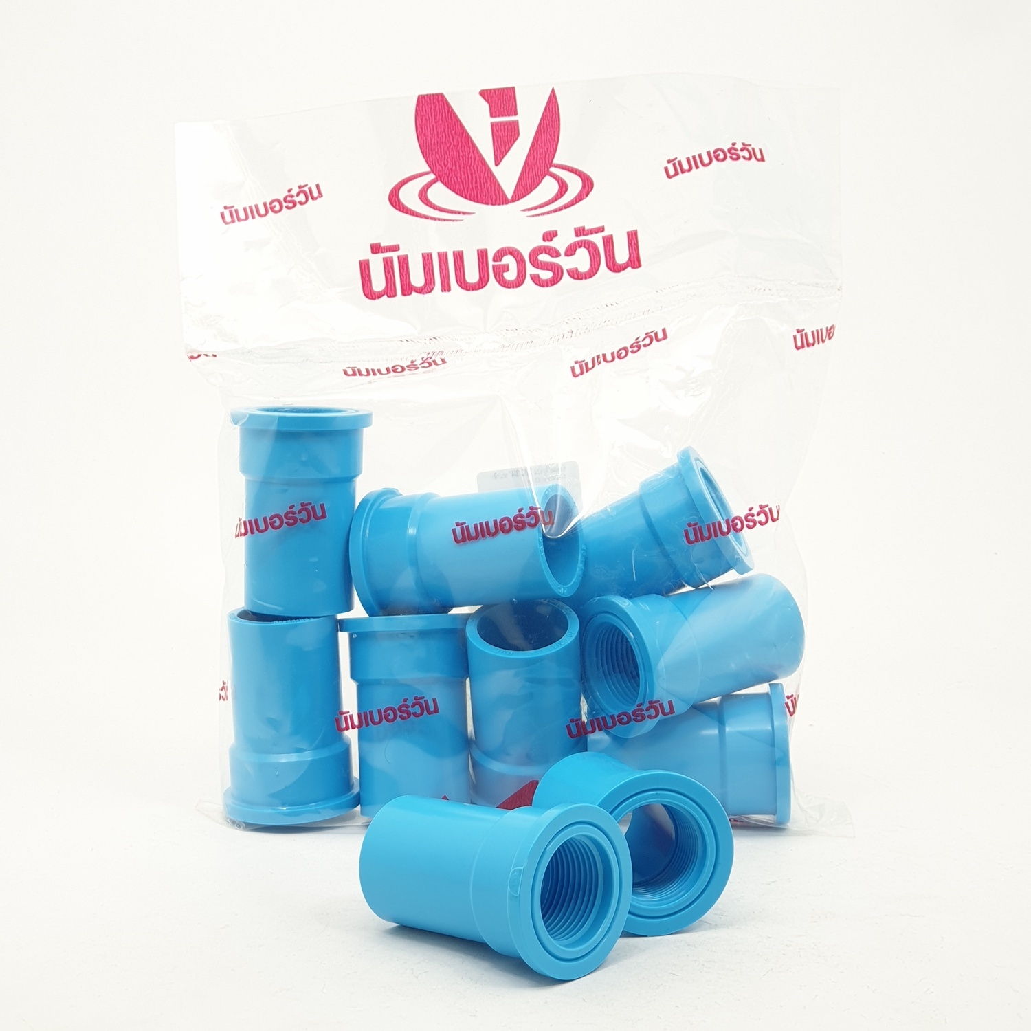 Number One ข้อต่อตรงเกลียวใน PVC 3/4