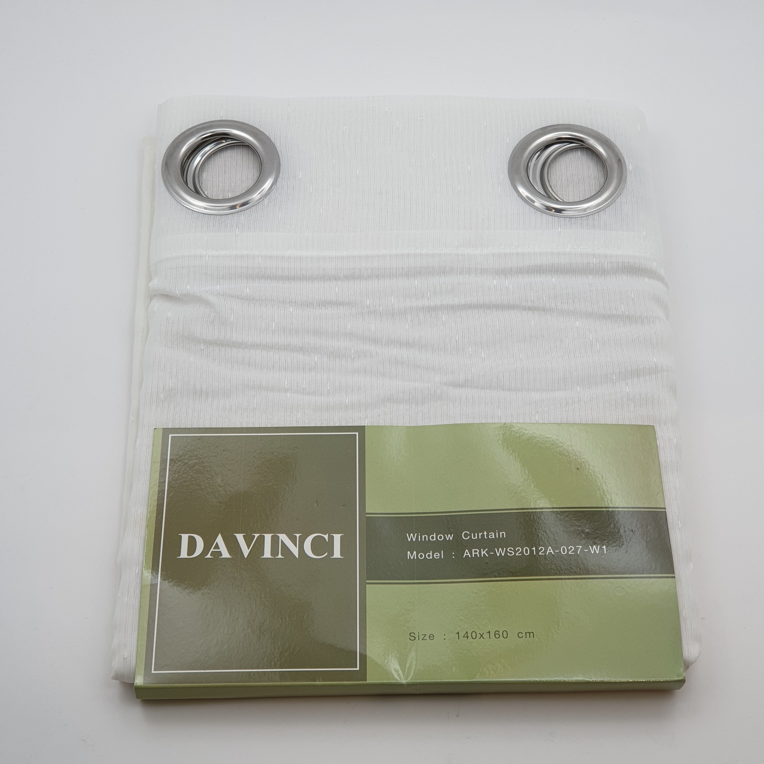 Davinci ผ้าม่านหน้าต่าง ARK-WS2012A-027-W1 สีขาว