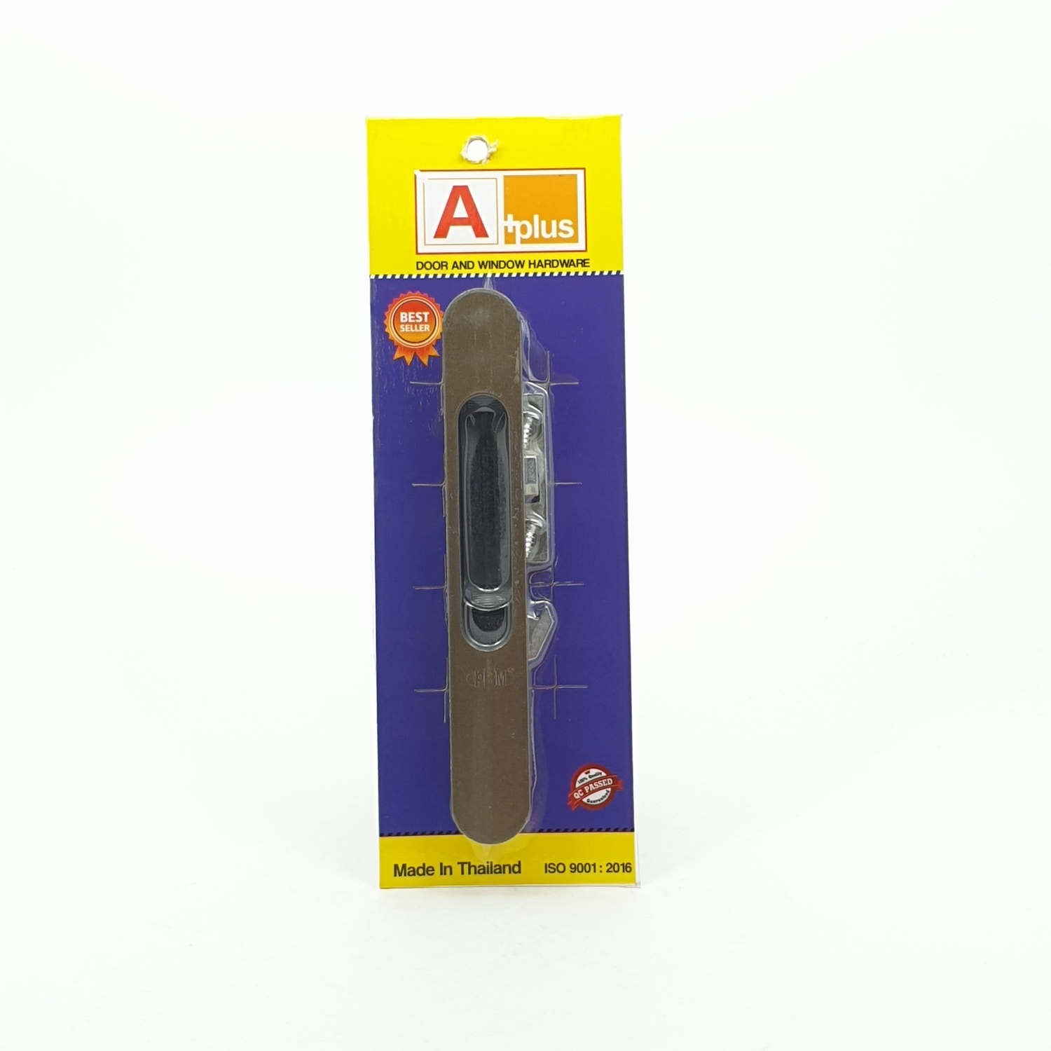 A-Plus มือจับ AUTOLOCK สีชา