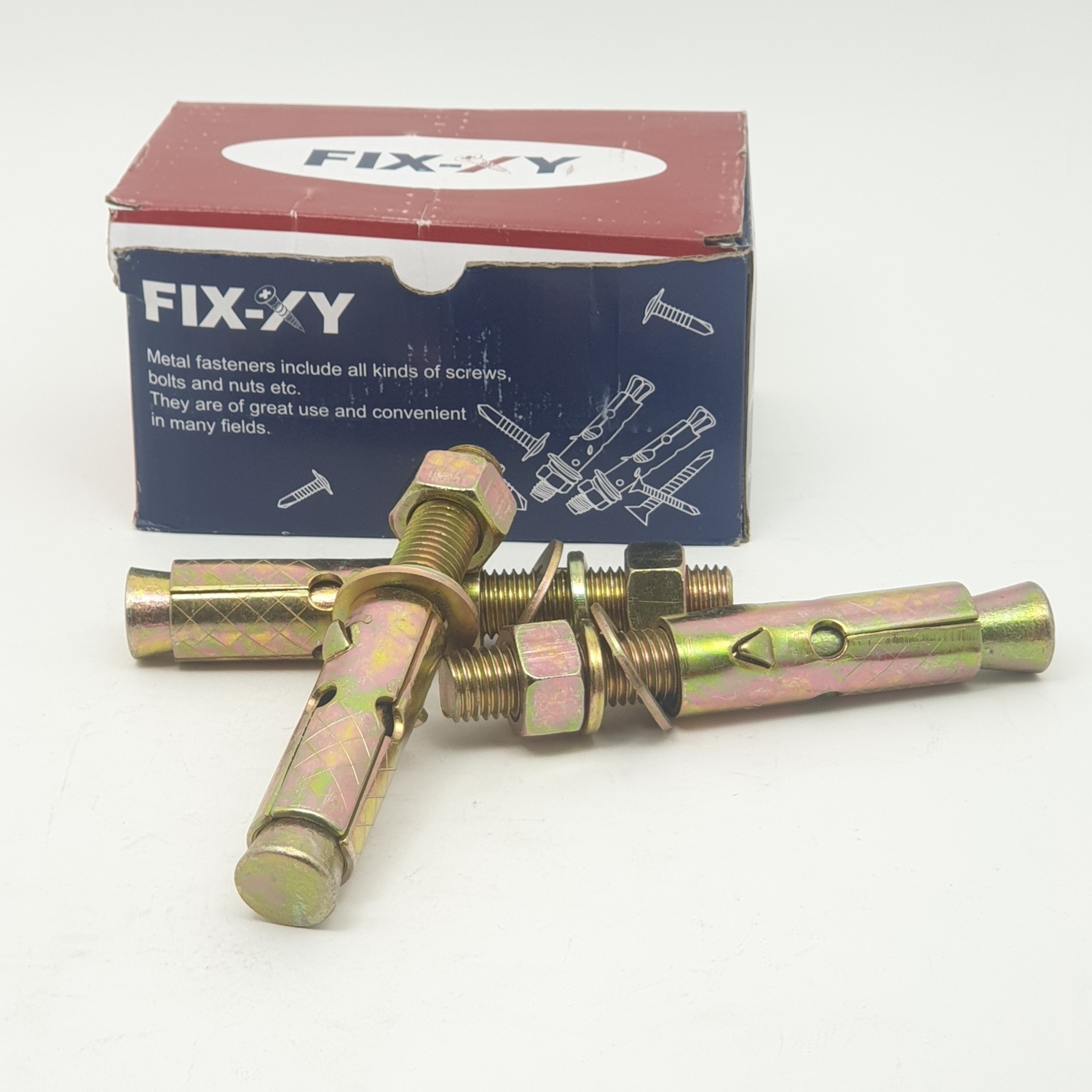 FIX-XY พุกเหล็ก 3/4 (10ชิ้น/กล่อง) EB-07-B