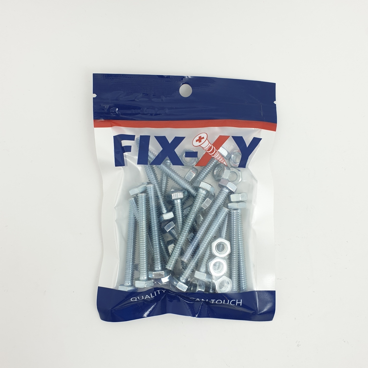 FIX-XY สกรูเกลียวมิล 1/4x2 EF-014 (20ชิ้น/แพ็ค)