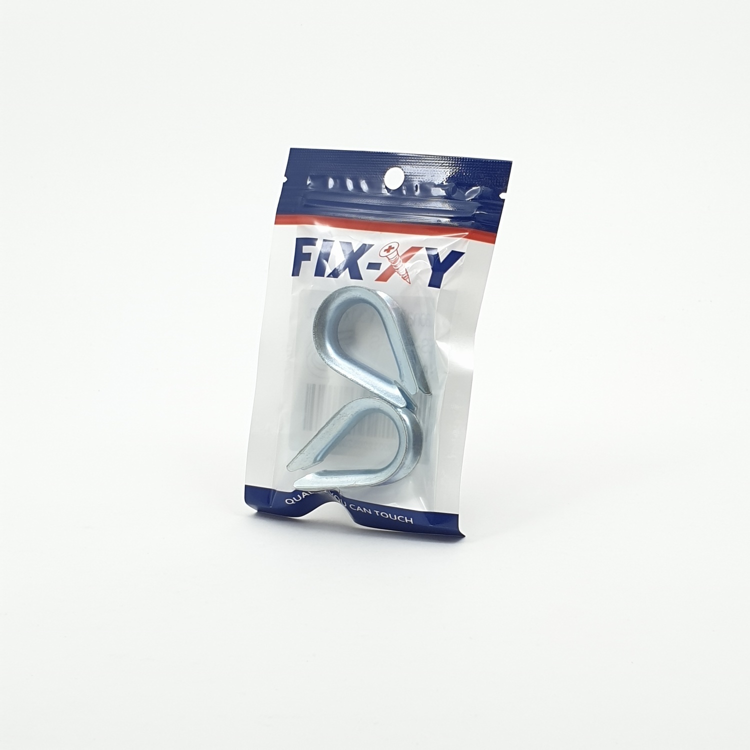 FIX-XY ปลอกสลิง 4.8x3.1x1cm. (2ชิ้น/แพ็ค) ES-002-S 