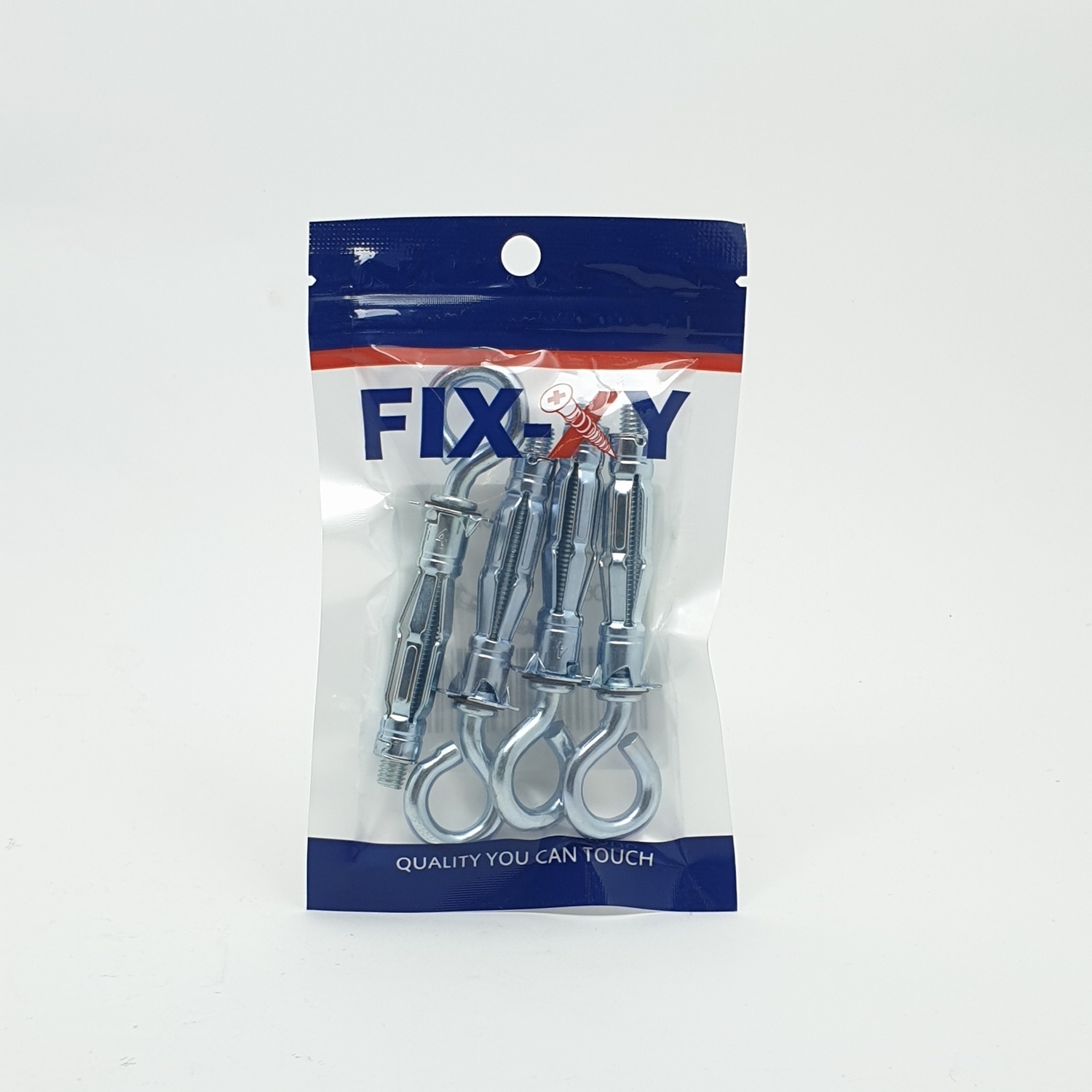 FIX-XY พุกเหล็กยิบซั่มห่วงกลม 6x58mm. EO-006 (4ชิ้น/แพ็ค)