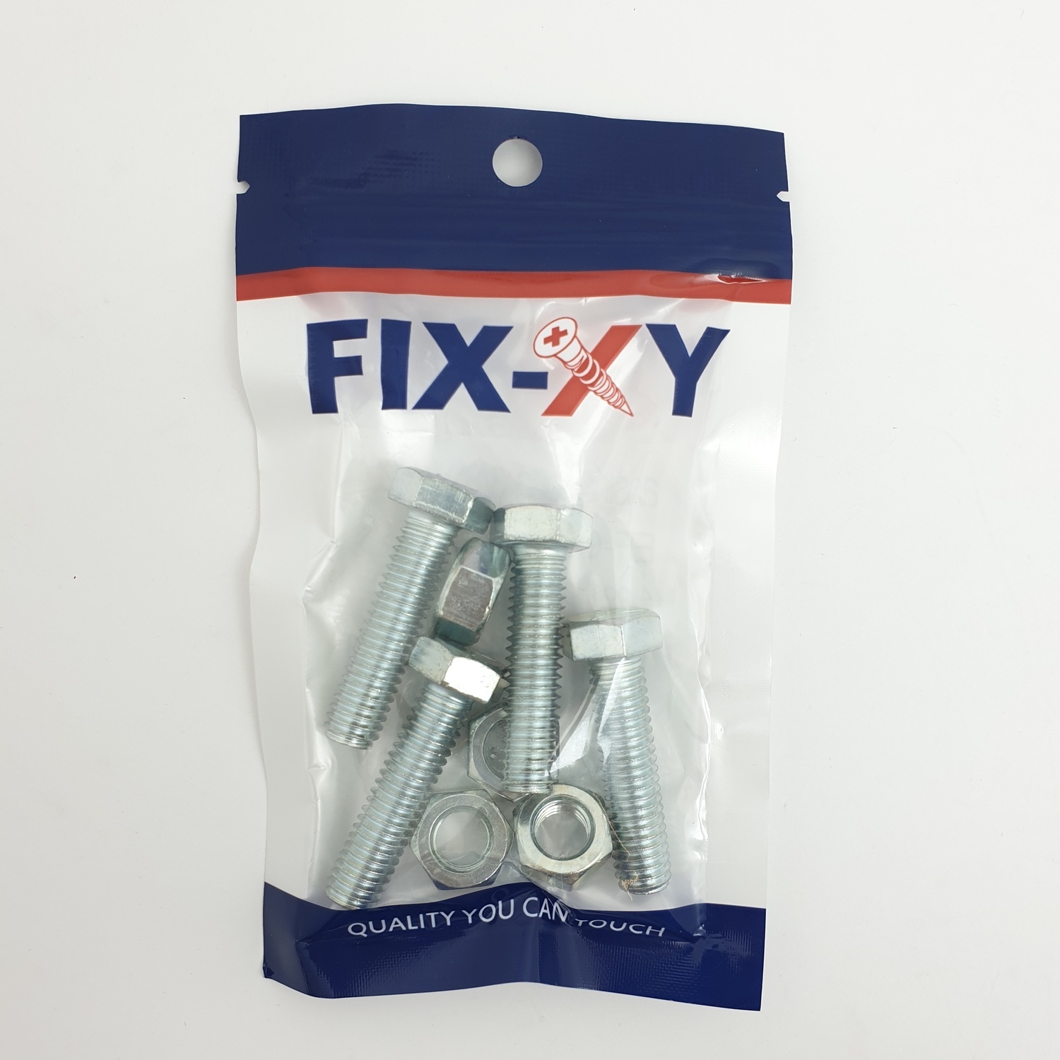 FIX-XY สกูรเกลียวมิล 3/8x1.12/2 (4ชิ้น/แพ็ค) EF-009