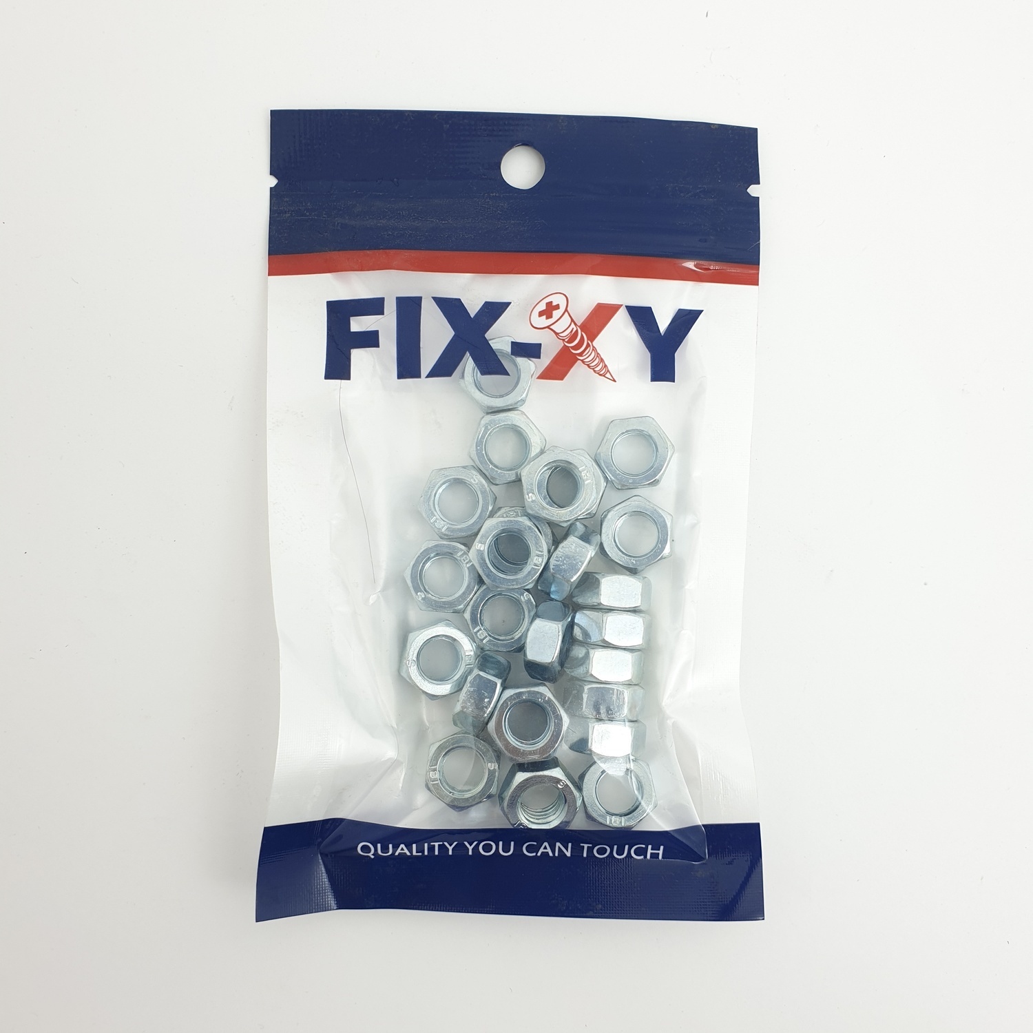FIX-XY น็อตตัวเมีย M8 ( 25 ชิ้น/แพ็ค ) EE-09