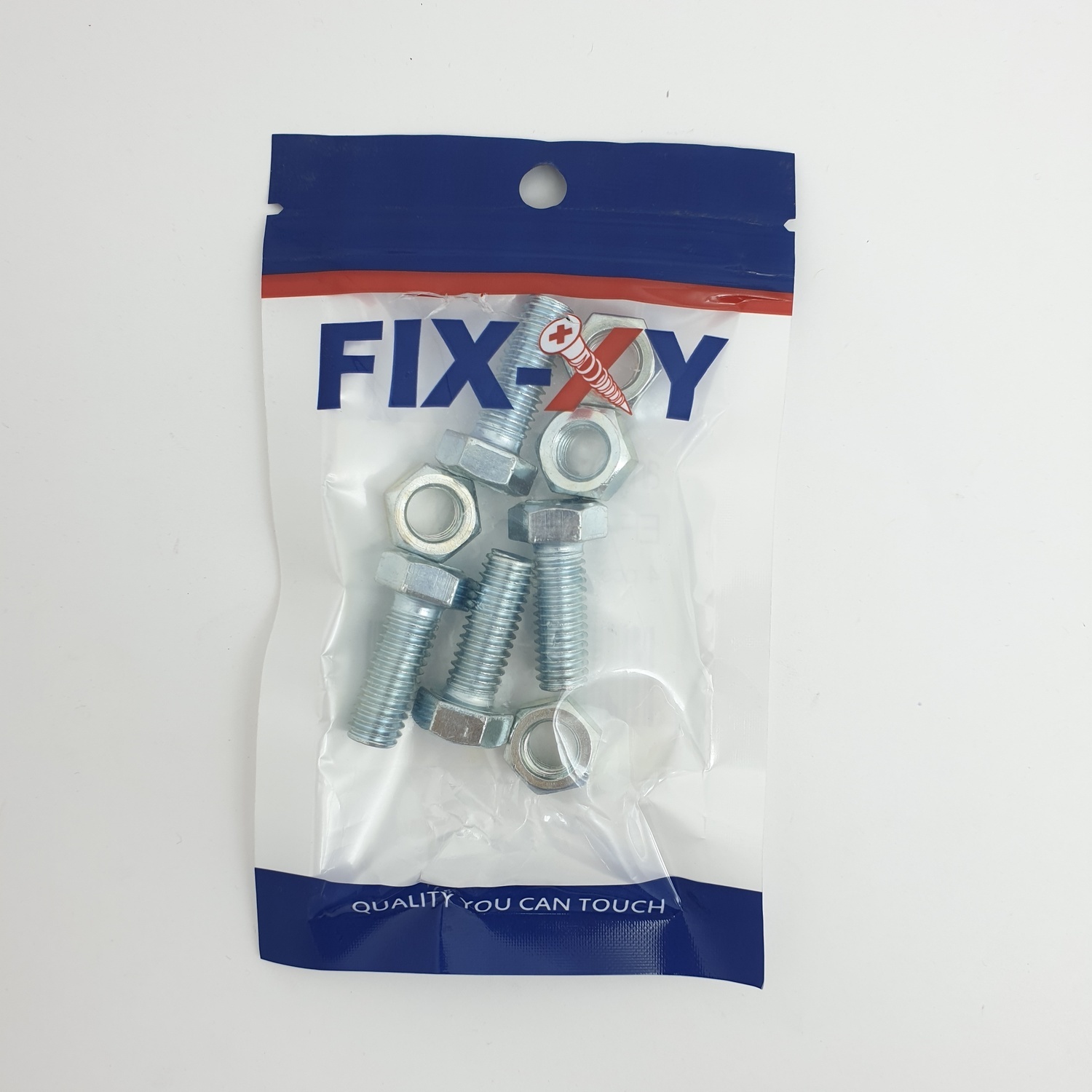 สกรูเกลียวมิล 3 8 x1 รุ่น EF-008 (4ชิ้น แพ็ค) FIX-XY