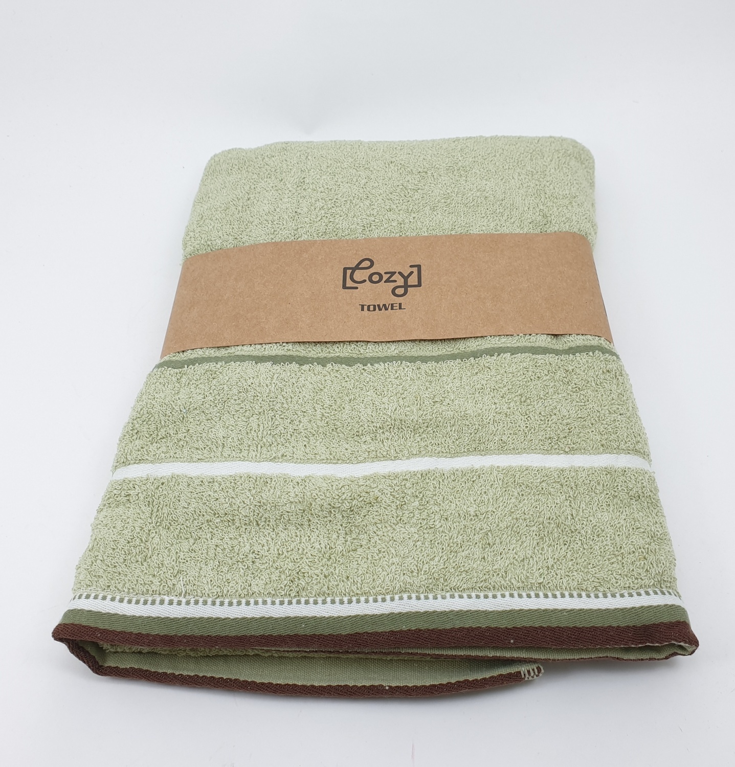 COZY ผ้าขนหนู รุ่น GTL004-GN ขนาด 70x140 ซม. สีเขียว