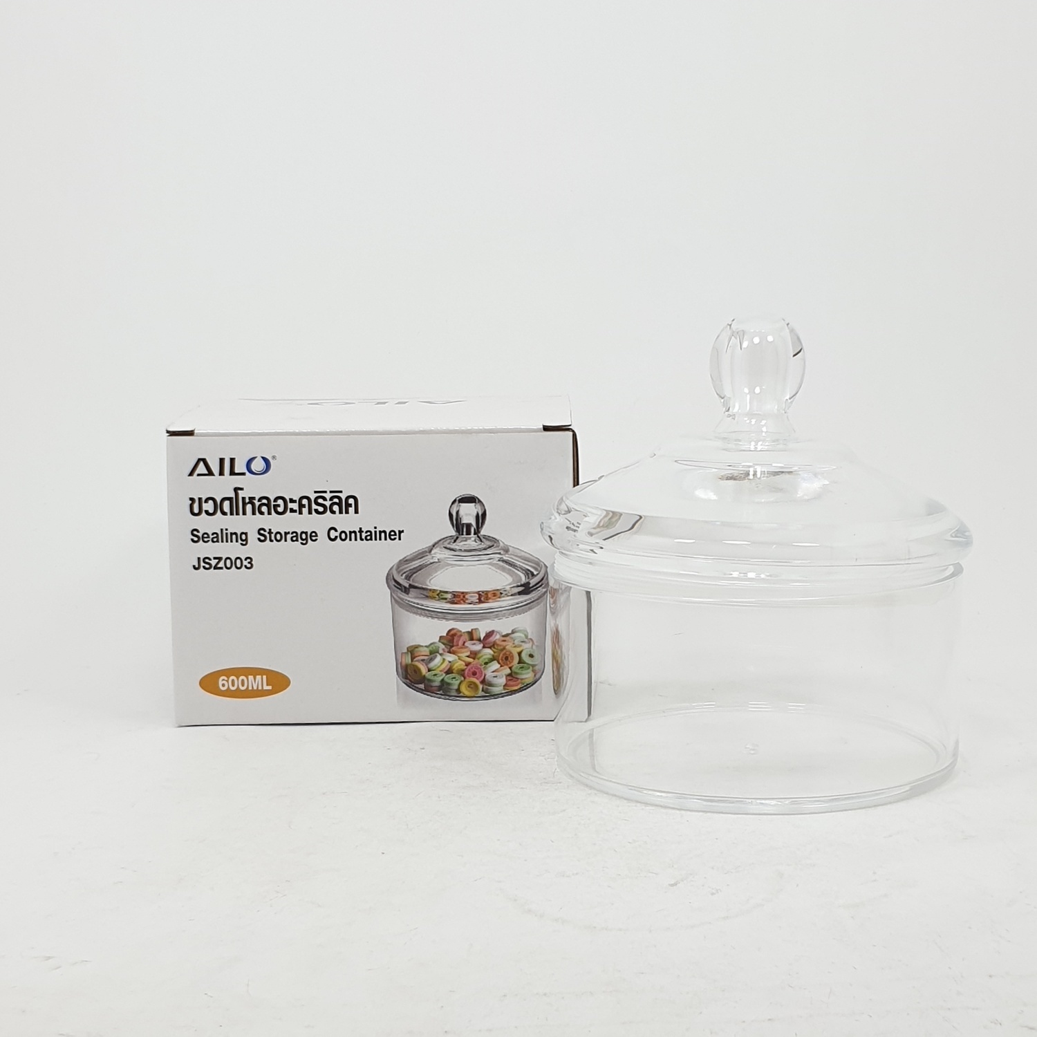 AILO ขวดโหลอะคริลิค 600ML JSZ003 JSZ003
