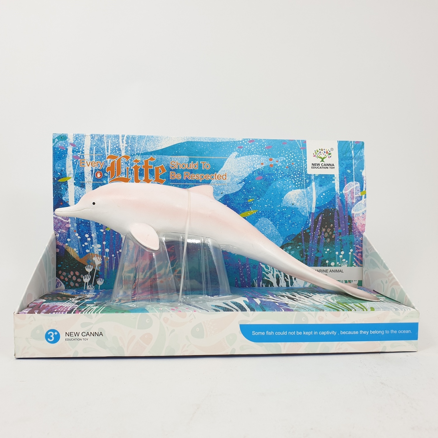 Sanook&Toys โลมา 9 นิ้ว ขนาด 10*28*16.5cm X102 สีชมพู