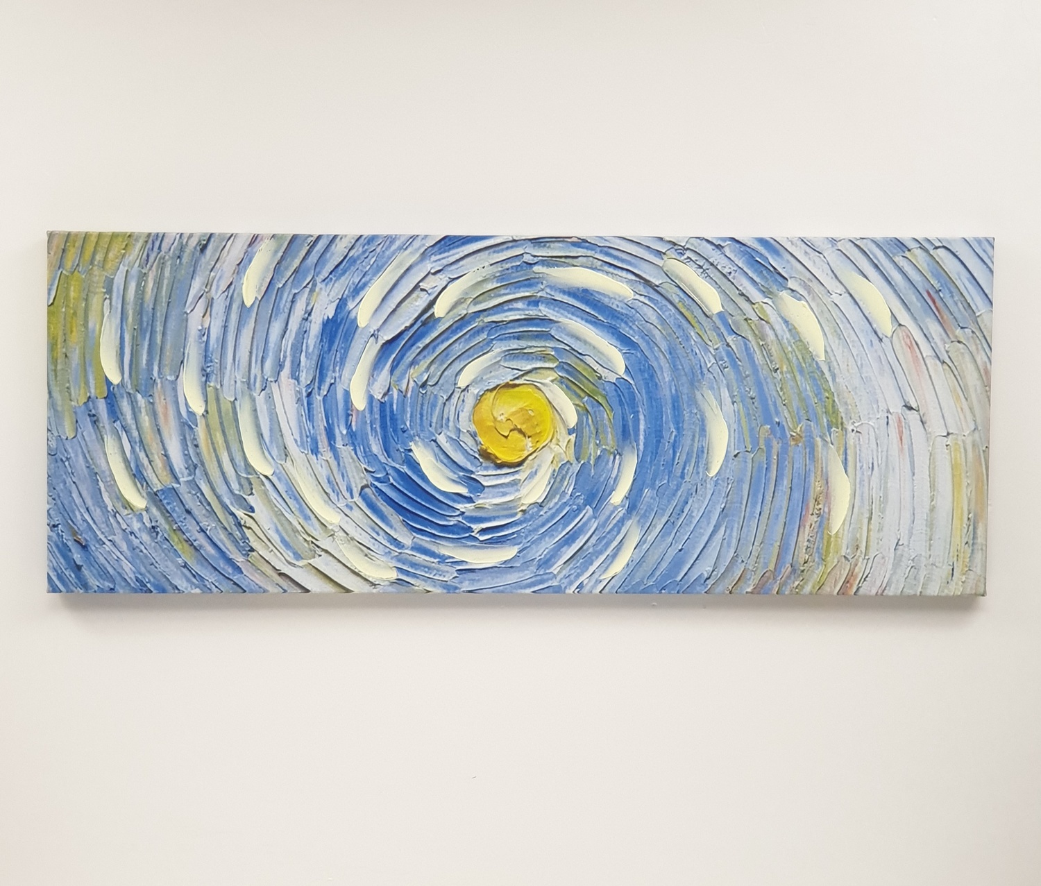 NICE รูปภาพพิมพ์ผ้าใบ Abstract-Painting ขนาด 94x36 ซม. (ก.xส.) C9436-11