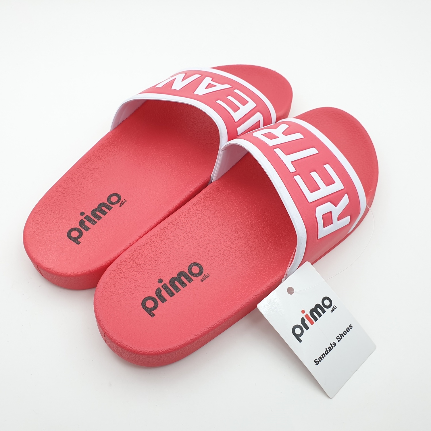 Primo รองเท้าแตะลายRetro LY1514-41RD สีแดง