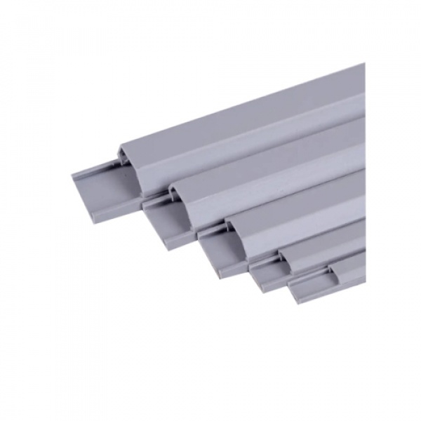 V.E.G. รางร้อยสายโทรศัพท์(พร้อมเทปกาว) 1เมตร รุ่น A-ECT-03-1MGTสีเทา