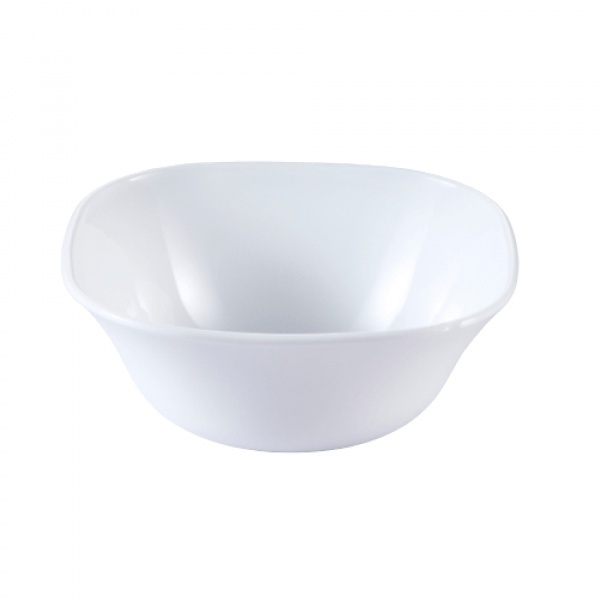 ADAMAS ถ้วยโอปอลทรงเหลี่ยม 6 นิ้ว FXW60 สีขาว