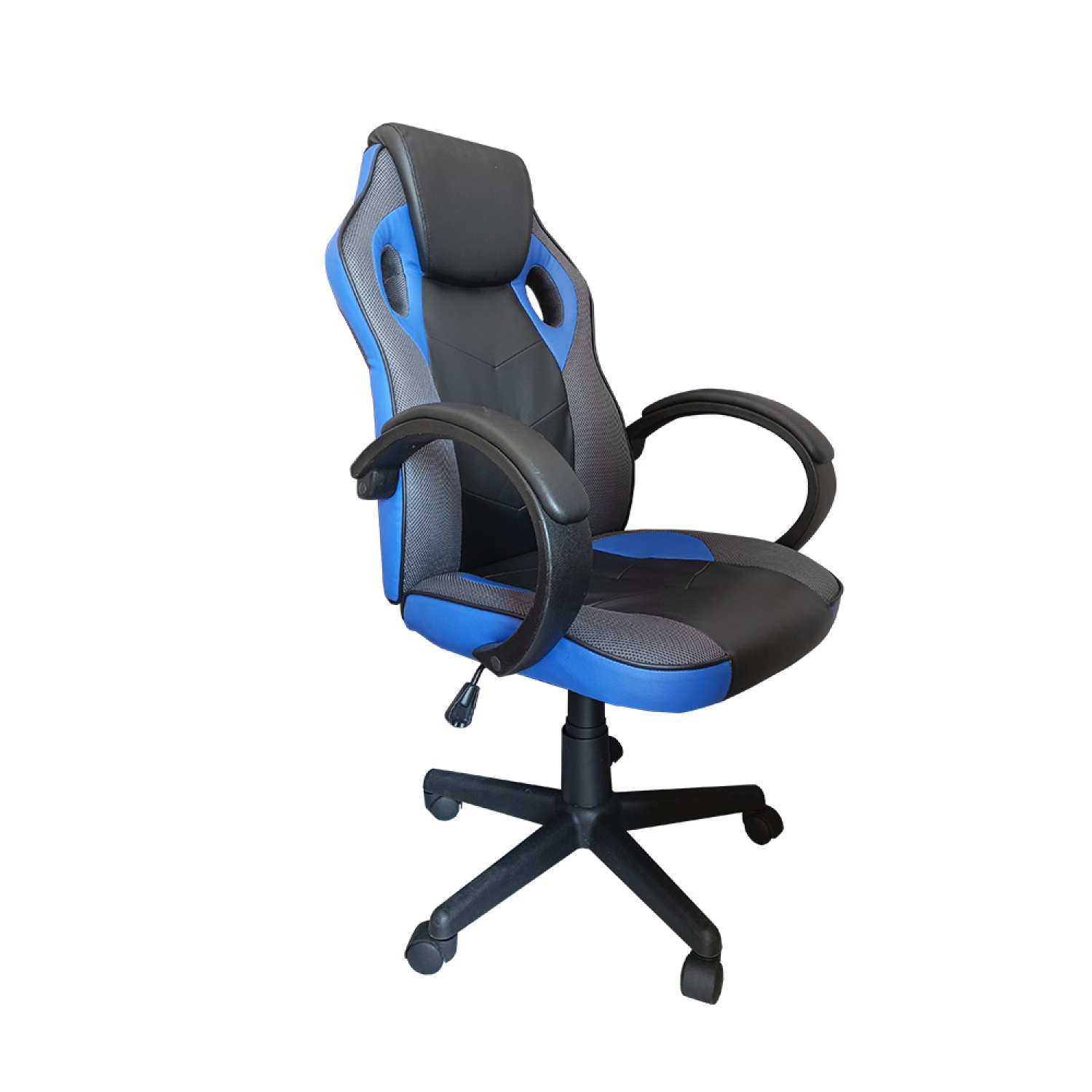 SMITH เก้าอี้เล่นเกม รุ่น DJ001BL ขนาด 63x68x116ซม. สีนํ้าเ |GlobalHouse Smith เก้าอี้เล่นเกม รุ่น Dj001Bl ขนาด 63X68X116ซม. สีนํ้าเ |Globalhouse