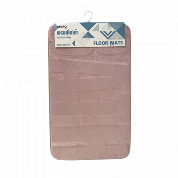 Primo พรมเช็ดเท้า รุ่น EDJJ10-PK ขนาด 45x75 ซม. สีชมพู