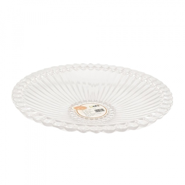 UCHI ถาดอะคริลิค ขนาด 28x28x6 cm ZYH014 สีใส