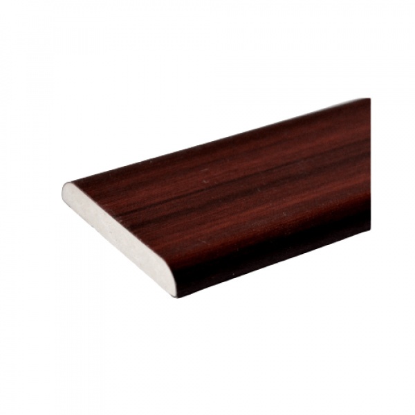 GREAT WOOD ไม้มอบ PVC  FCM-0375A (MI01) 37x6x2700มม. สีสัก