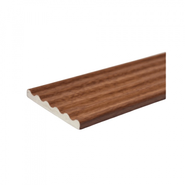 GREAT WOOD ไม้บัวล่าง PVC FCM-0513A (CH02) 51x6x2700มม. สีเชอร์รี