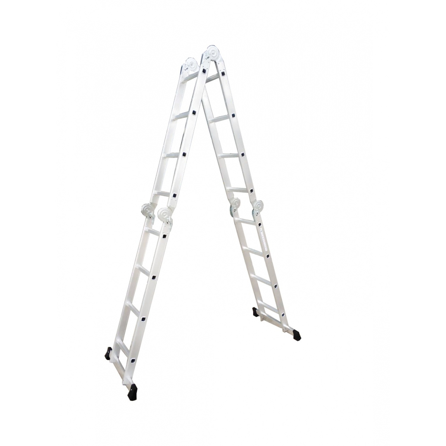 HUMMER บันไดอลูมิเนียมอเนกประสงค์พับได้ 16 ขั้น (4ท่อน*4ขั้น) GB4210-4