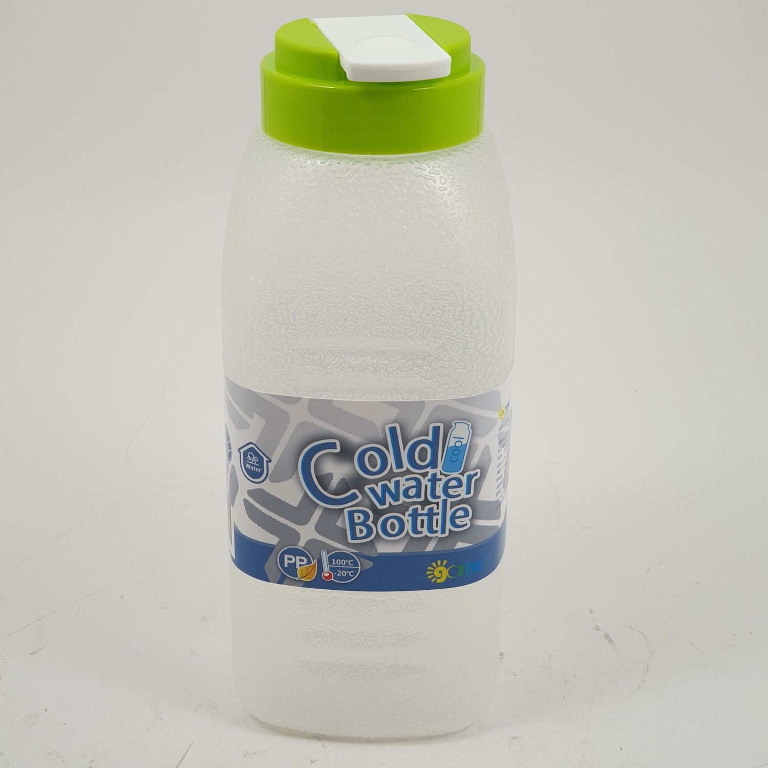 GOME ขวดน้ำพลาสติก 750ML. ขนาด 8.3x8.3x20.5 ซม. K259-GN สีเขียว