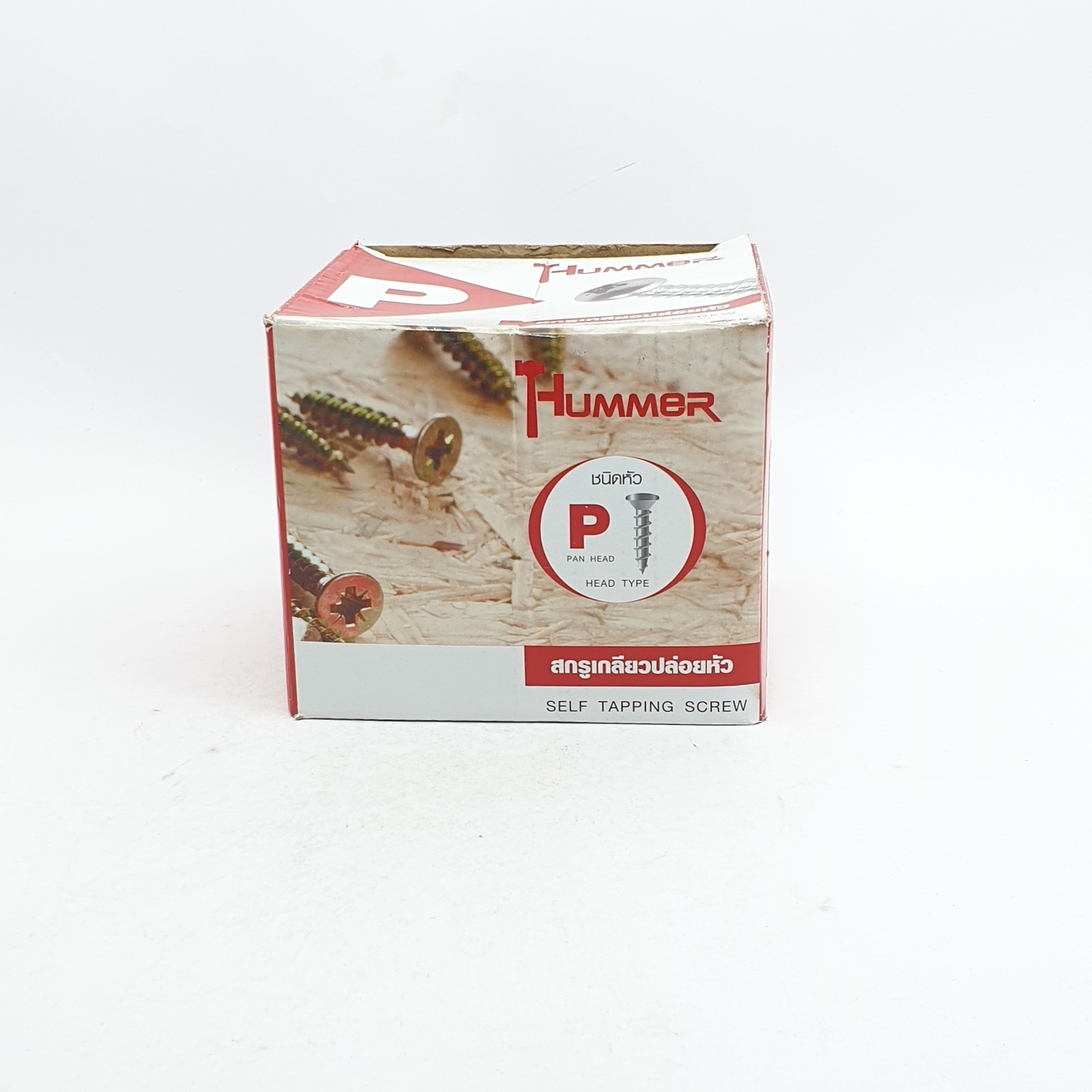 HUMMER สกรูเกลียวปล่อยหัว P-HM7114 สีโครเมี่ยม