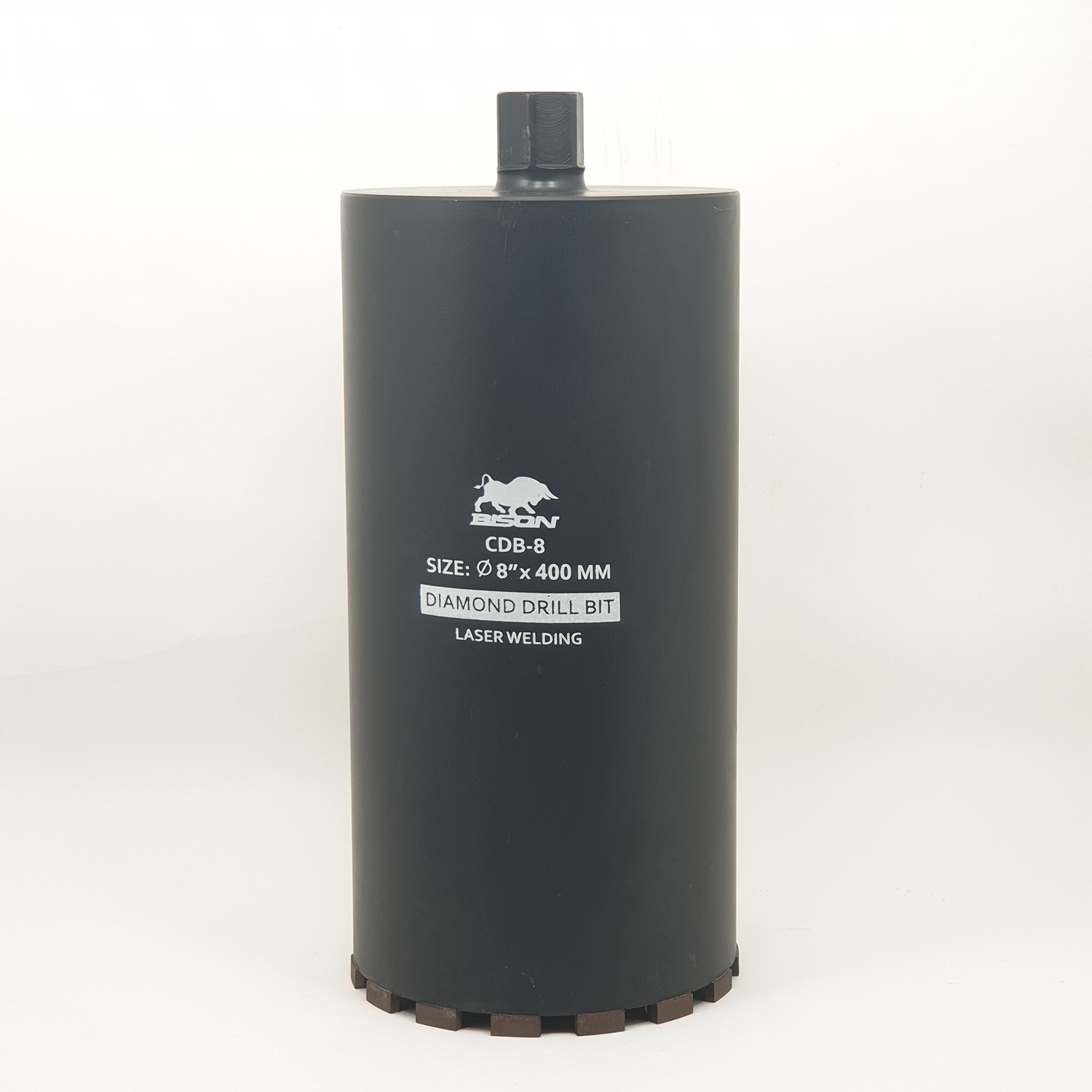 BISON กระบอกคอริ่งเจาะคอนกรีต CDB-8 8นิ้วX400MM สีดำ