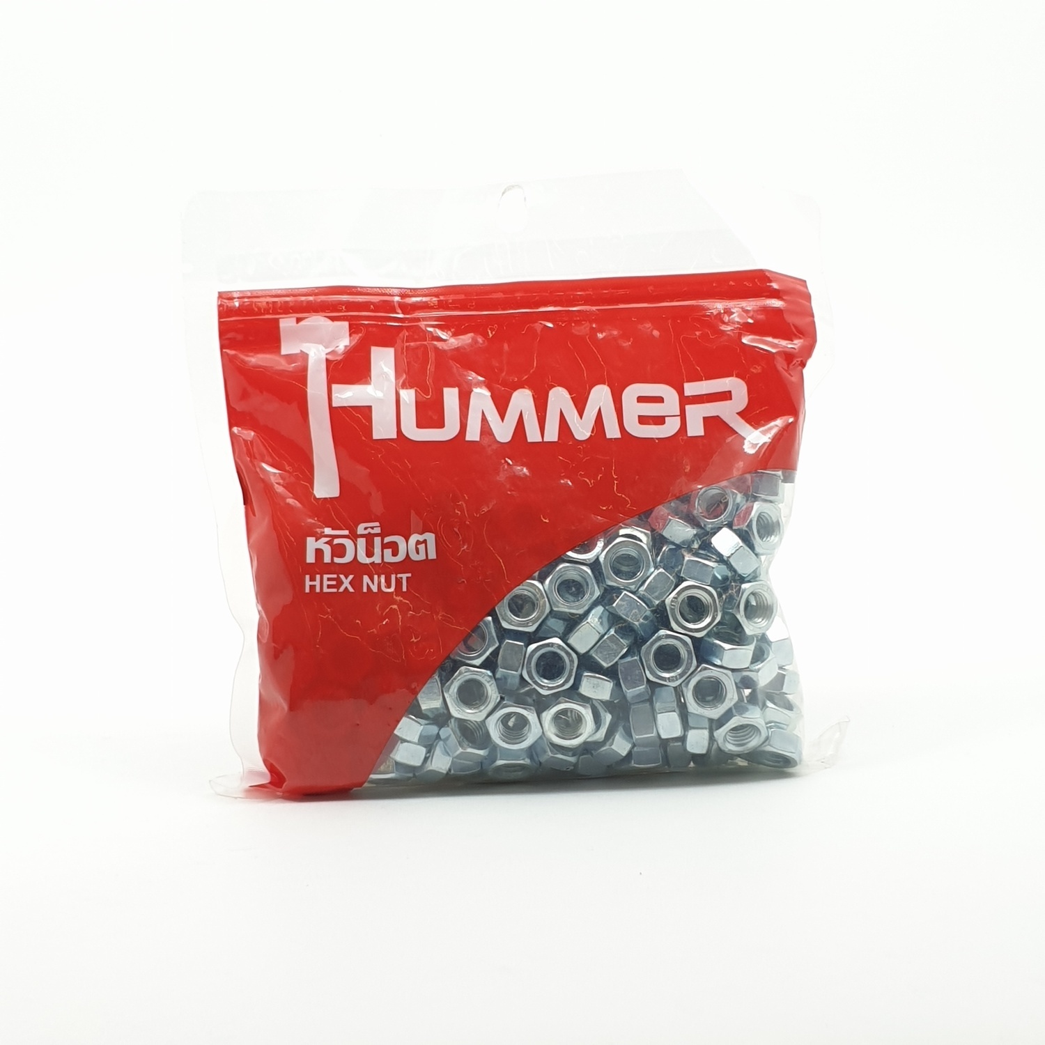 HUMMER หัวน็อต HM ขนาด M8 (เกลียวมิล) (1KG/ถุง) HN-M8 สีโครเมี่ยม