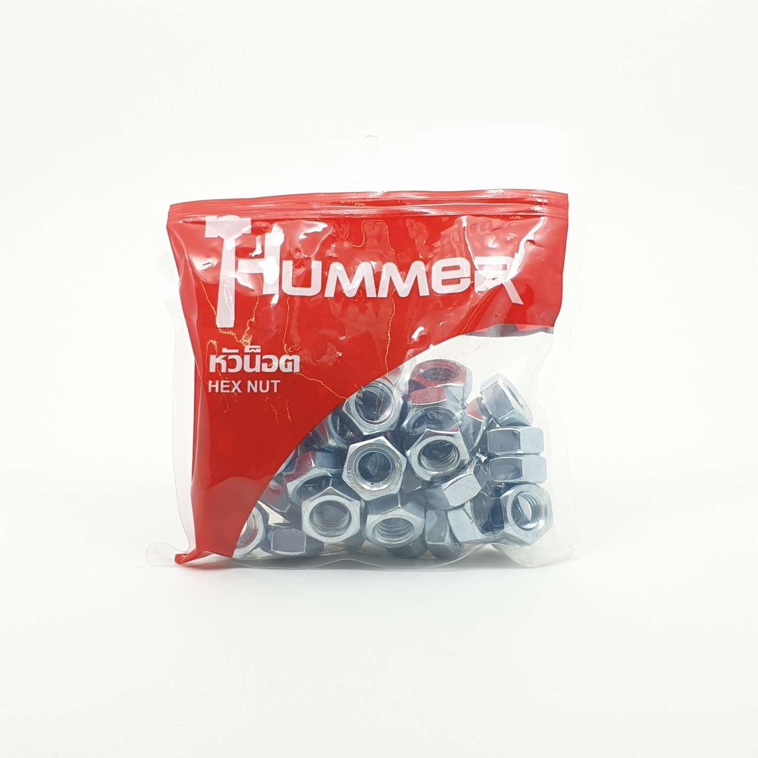 HUMMER หัวน็อต HM (เกลียวมิล) (1KG/ถุง) HN-M14 สีโครเมี่ยม