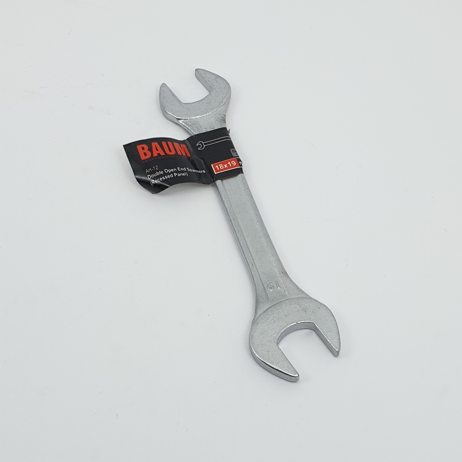 BAUM ประแจปากตาย 18X19mm. (Carbon-Steel)