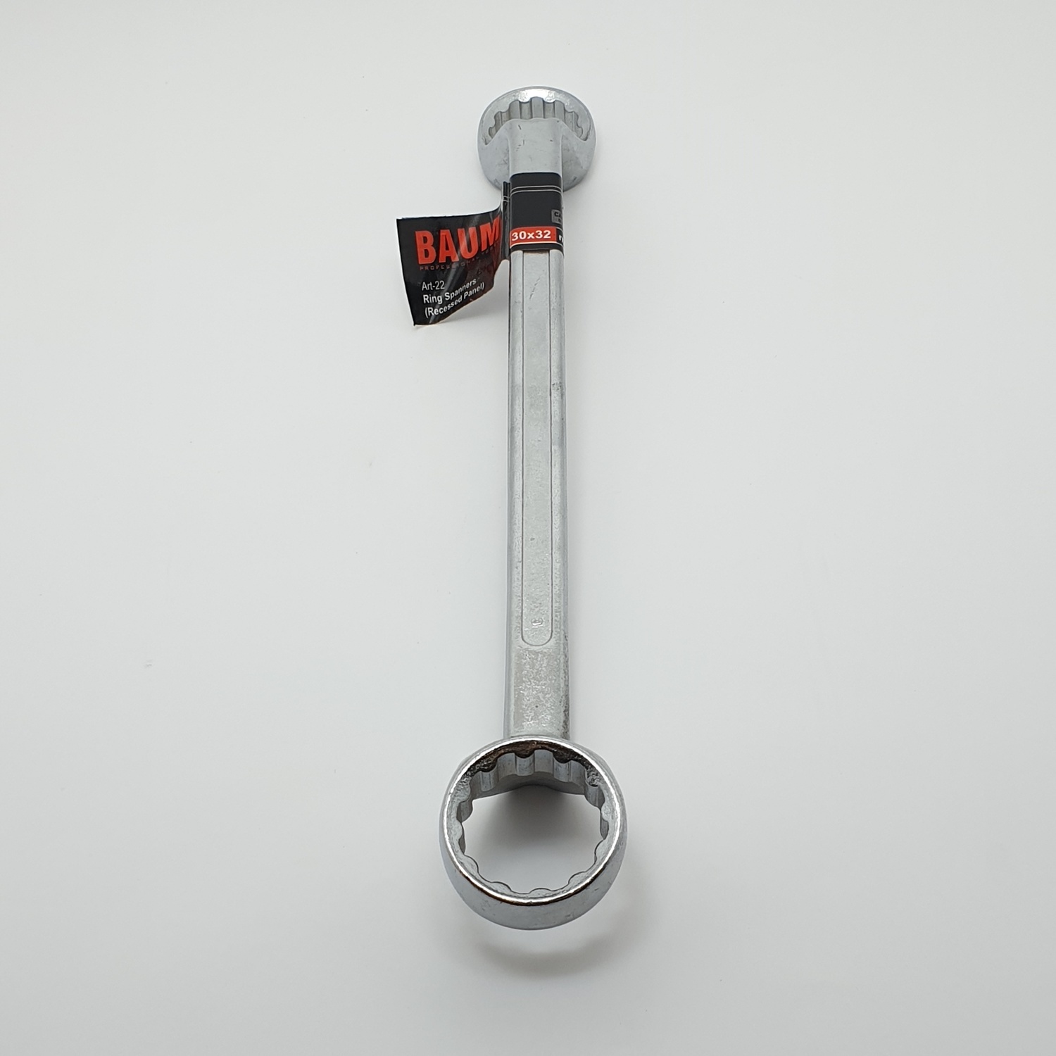 BAUM ประแจแหว 30X32 mm. (Carbon-Steel) สีโครเมี่ยม