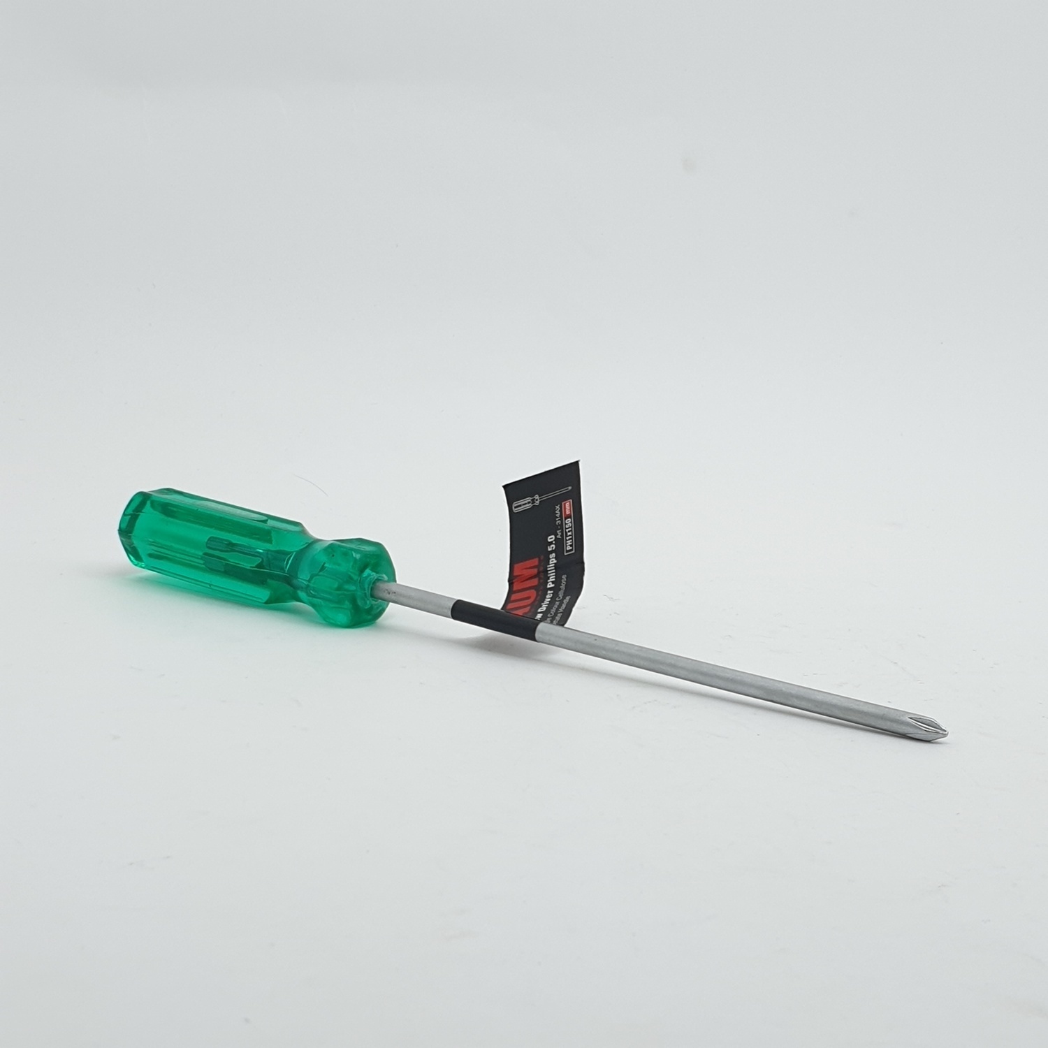 BAUM ไขควงหัวแฉก ด้ามเขียว PH1X150 MM. (5.0) รุ่น 314AX