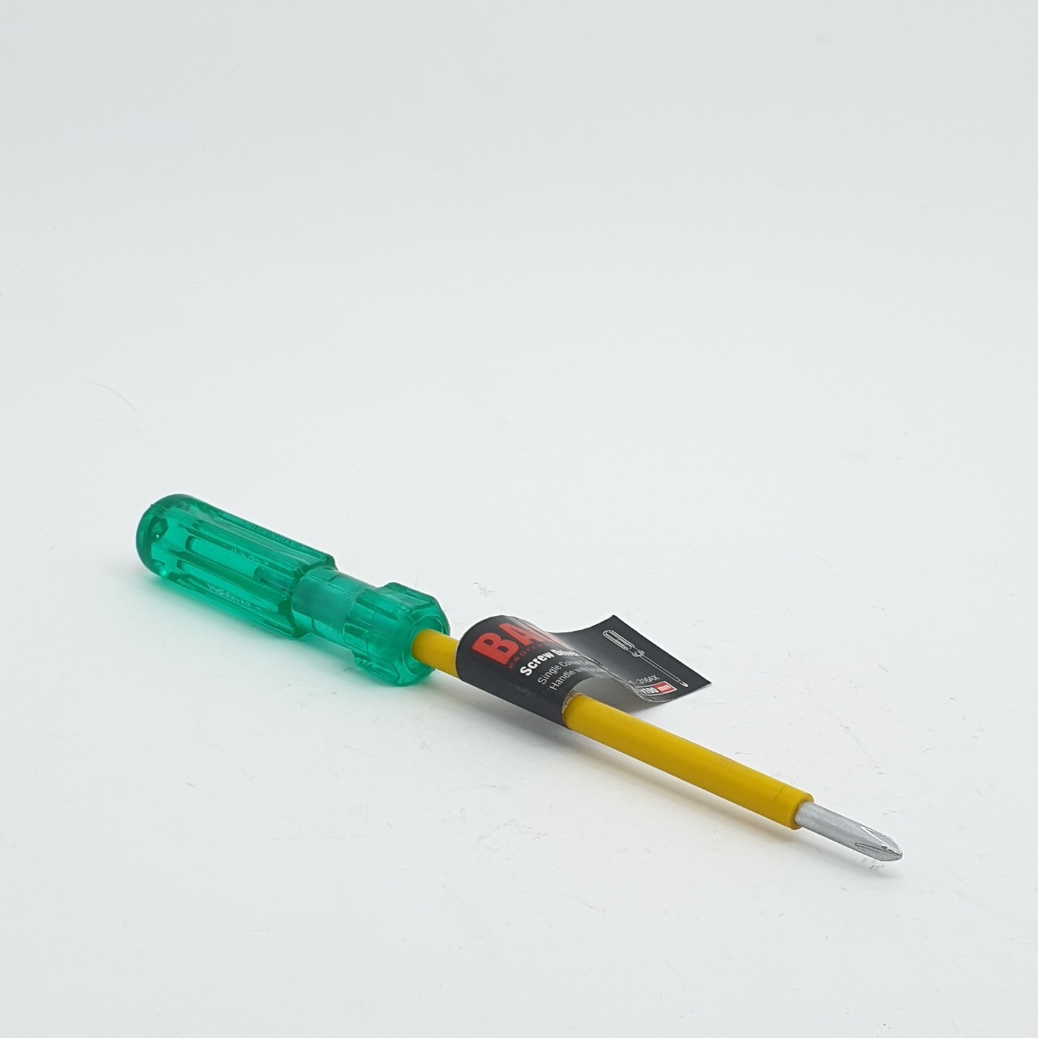 BAUM ไขควงปากแฉก ด้ามเขียว หุ้มฉนวน PH1X100 MM.(4.0) 316AX