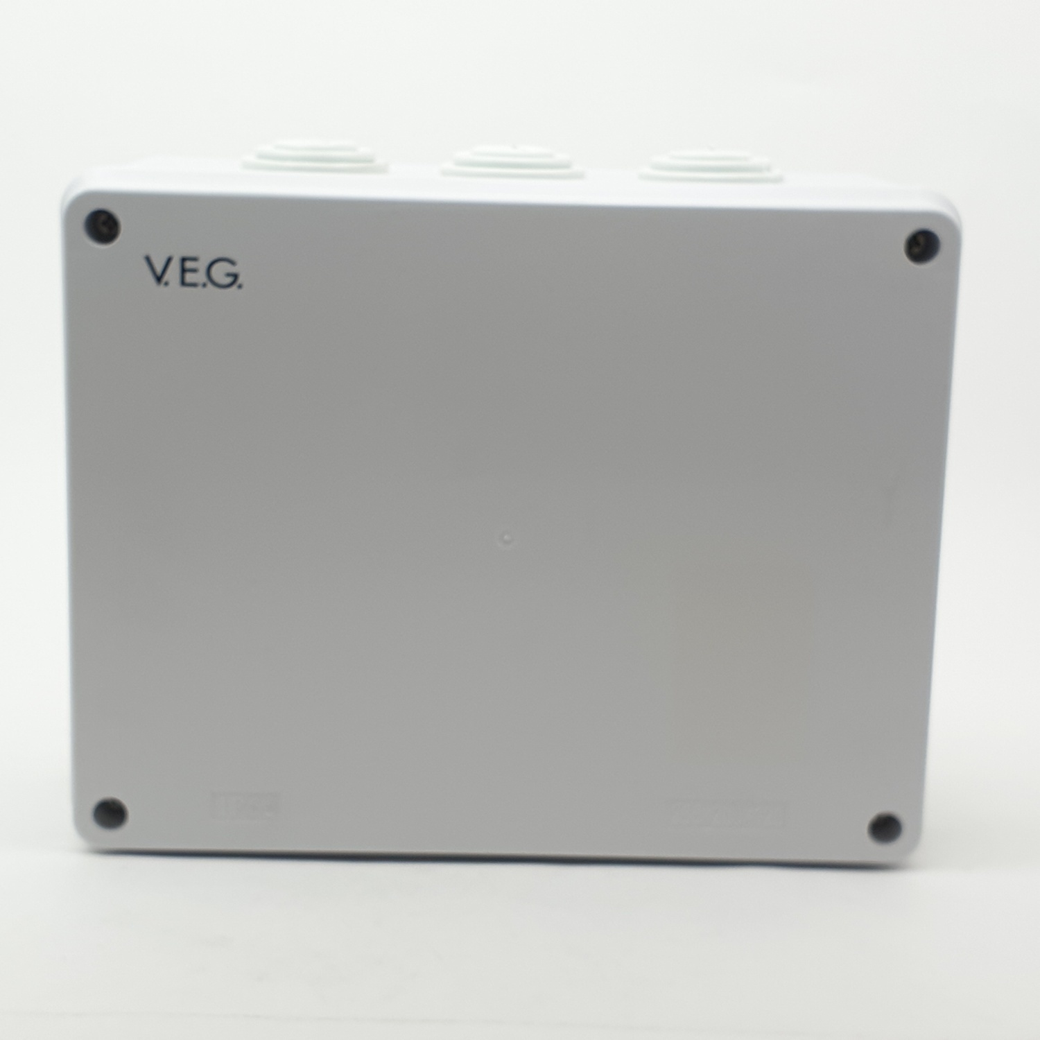 V.E.G. กล่องกันน้ำพลาสติก รุ่น HTS-11 255x200x120mm. สีขาว