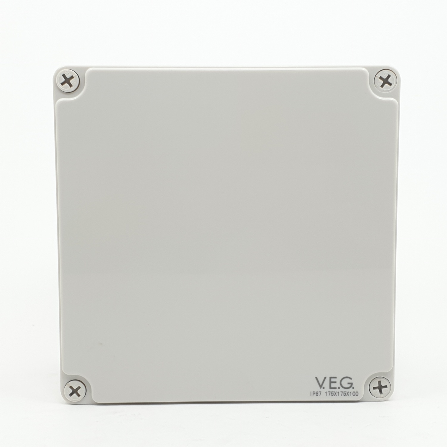 V.E.G กล่องกันน้ำพลาสติก ขนาด 175x175x100 mm. THE-16 สีขาว
