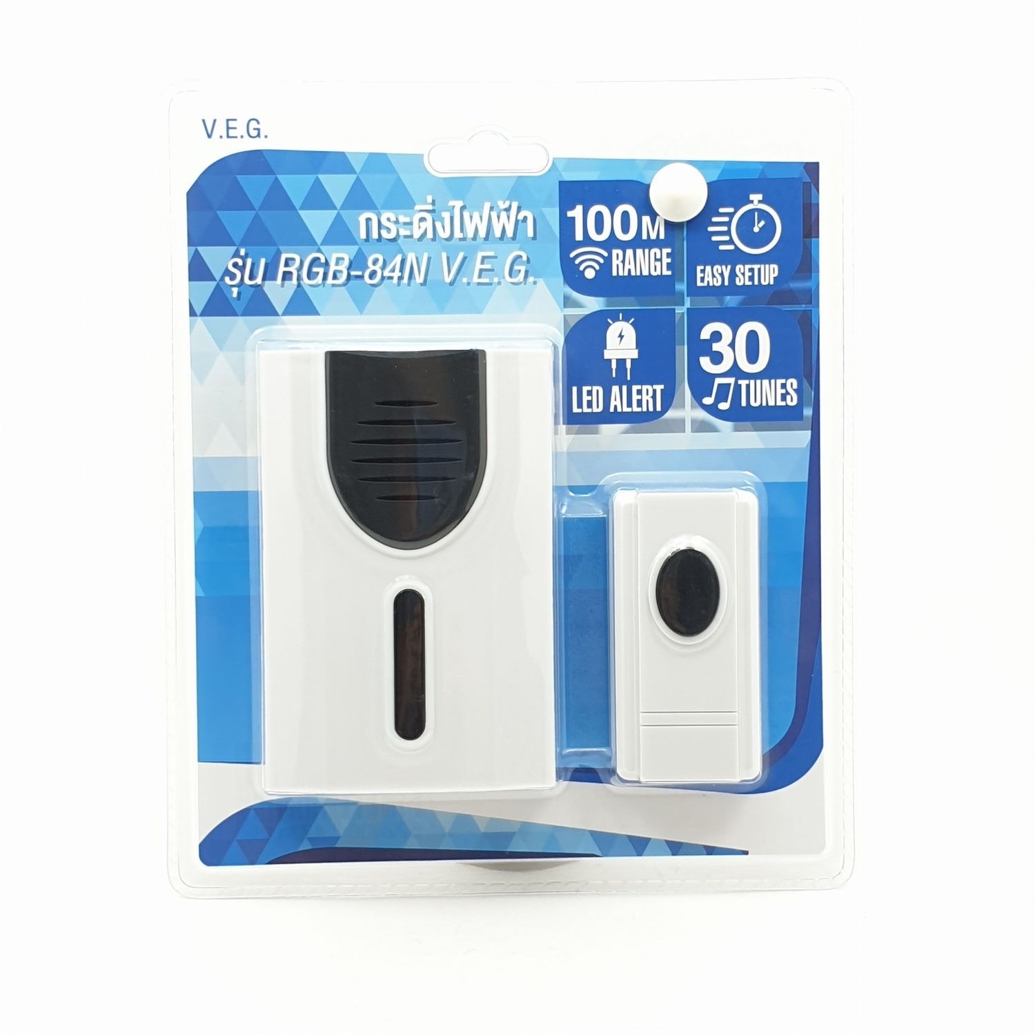 V.E.G กระดิ่งไฟฟ้า รุ่น RGB-84N V.E.G. คละสี