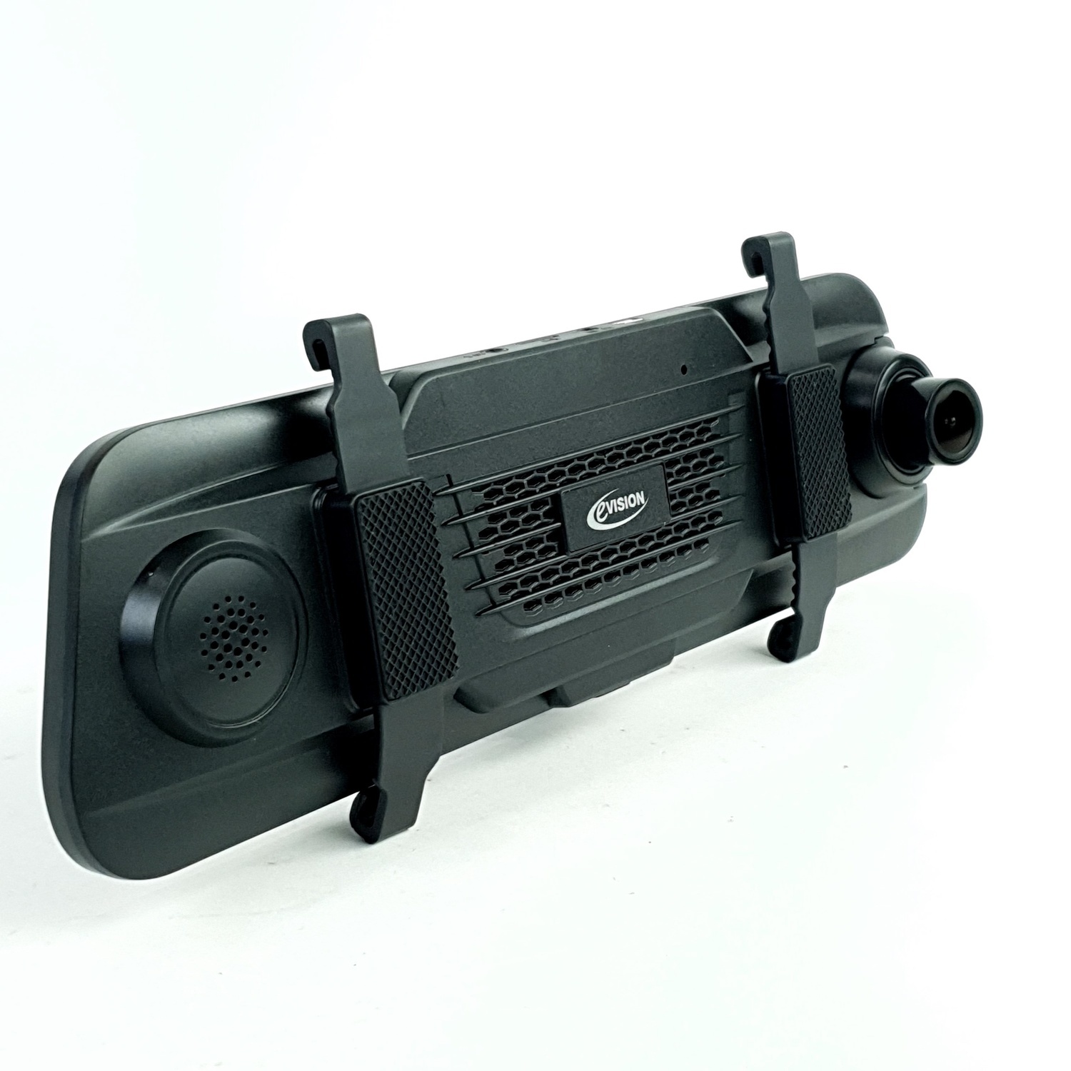 EVISION กล้องติดรถยนต์แบบกระจก(กล้องหน้าและหลัง) รุ่น CD-700R (9.66นิ้ว) ขนาด 25.80x7.20x4.50cm สีดำ