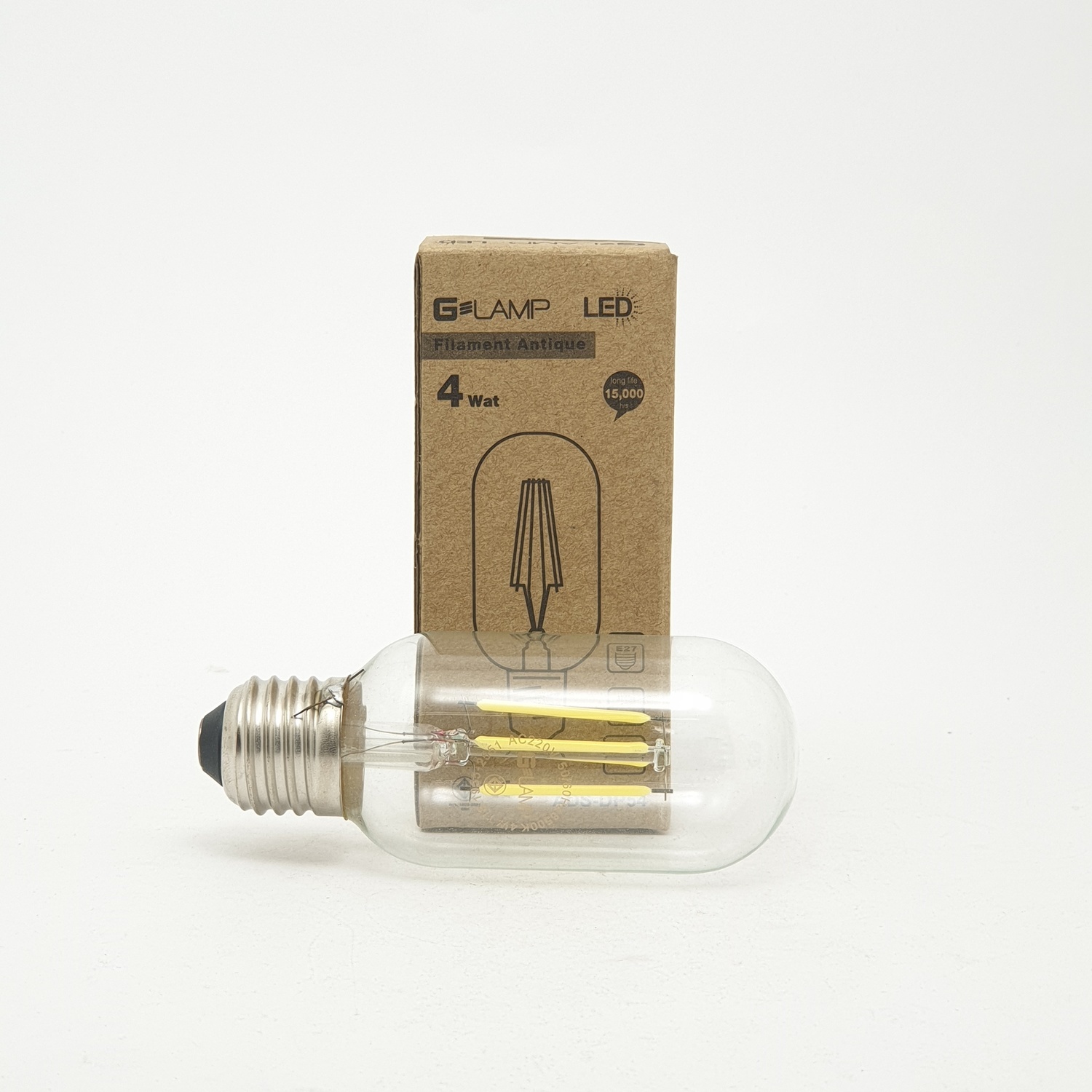 G-LAMP หลอด LED ฟิลาเมนต์ Radio ADS-DP54 4W E27